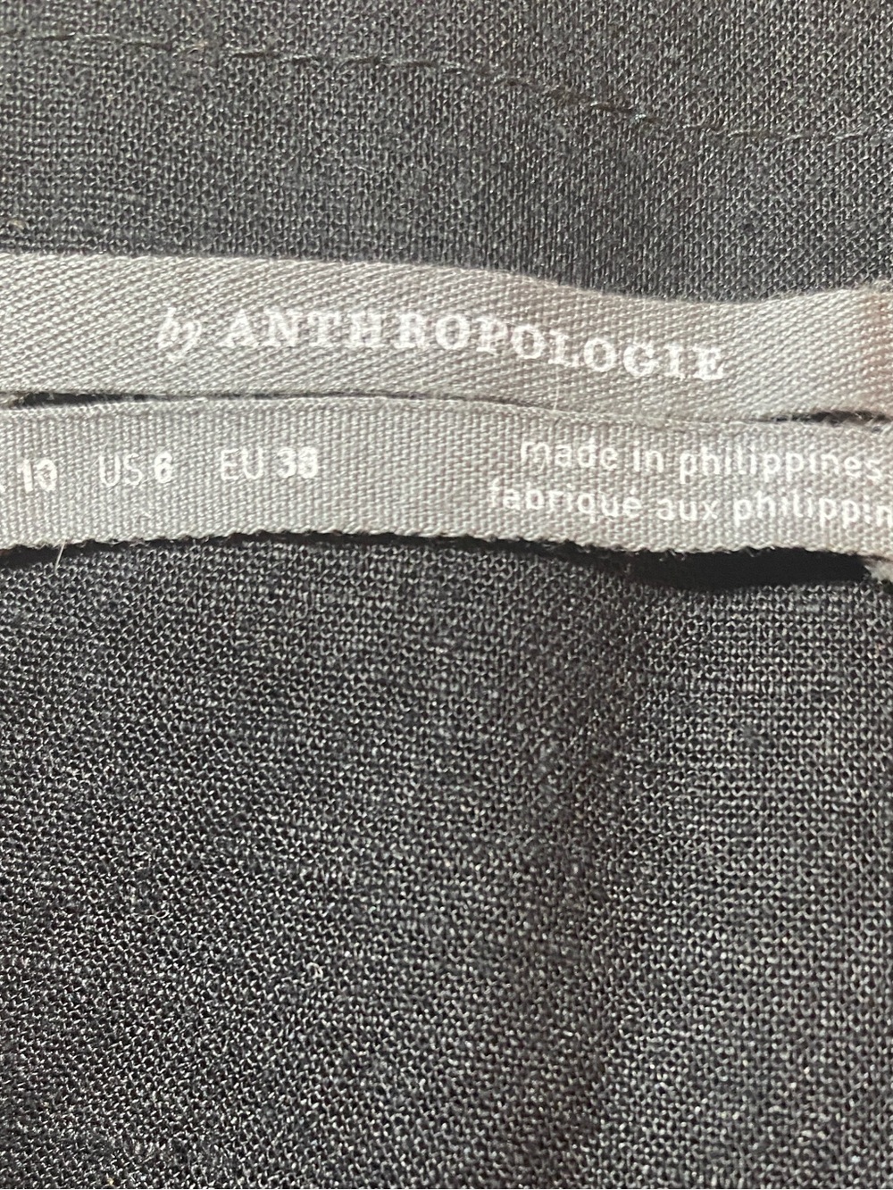 Anthropologie Greta Black Halter Midi Dress with Back Button Panel Size 6 - Picture 3 of 5